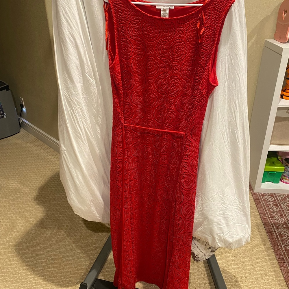 Beautiful red dress!